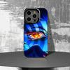 Kimetsu No Yaiba Infinity Castle Phone Case For iPhone 16,15,14,13,12,11,Pro,XS,Max,Plus,Mini,SE4,E Black Matte Shockproof Cover