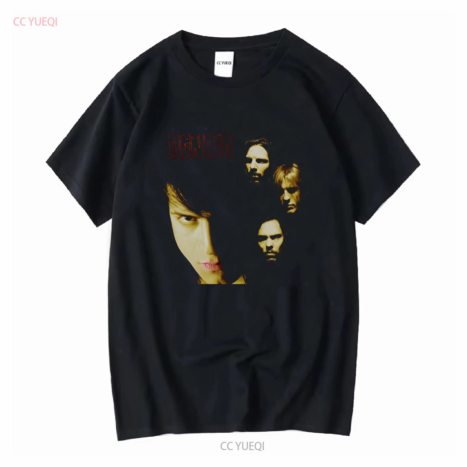 

Danzig Vintage T Shirt 1990 Lucifuge Tour Concert Glenn Singer Misfits Samhain long or short sleeves vintage Washed Stylish 4XL