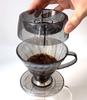 Coffee Filter Drip Shower V02 Coffee Dripper V Shape Pour Over Coffee Dripper Hand Brew Coffee Filter Cup Plastic 60 Degree