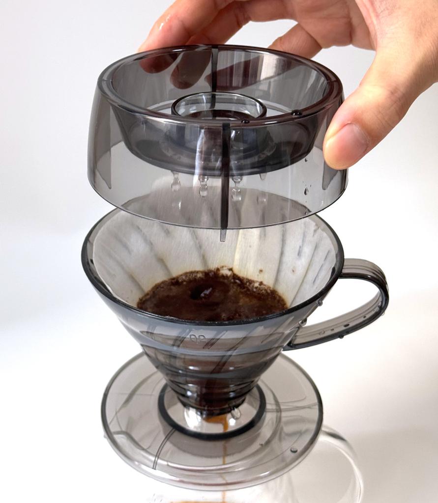 Coffee Filter Drip Shower V02 Coffee Dripper V Shape Pour Over Coffee Dripper Hand Brew Coffee Filter Cup Plastic 60 Degree
