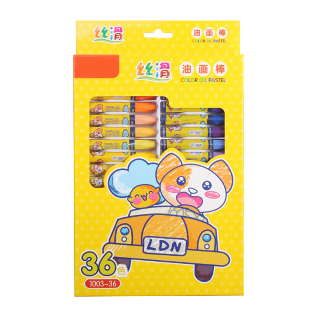 Students Crayons for Artistic Expression Easy to Hold Silky Washable Crayons
