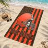 Cleveland Browns Custom Name Beach Towels Also Serve As Bath Towels Summer Essential a Musthave for the Outdoors the Beach and the Pool