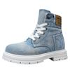 Las Zapatillas Retro de Lona de Caña Alta para Hombre son Modernas Versátiles, Ligeras y para Exteriores con Cordones de Caña Alta 2024 Nuevo Talla39-44