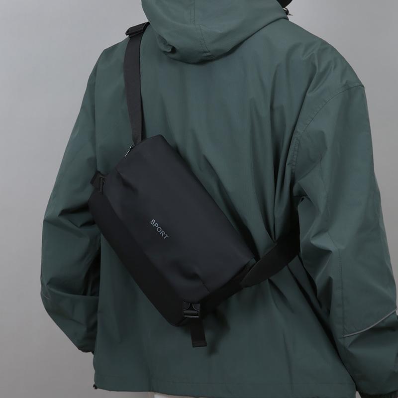 Wasserdichte Crossbody-Tasche für Herren, große Kapazität, Schulter-Umhängetasche für Handy, Tablet, Geldbörse, Regenschirm, Organizer, Reise, Arbeit, Sport