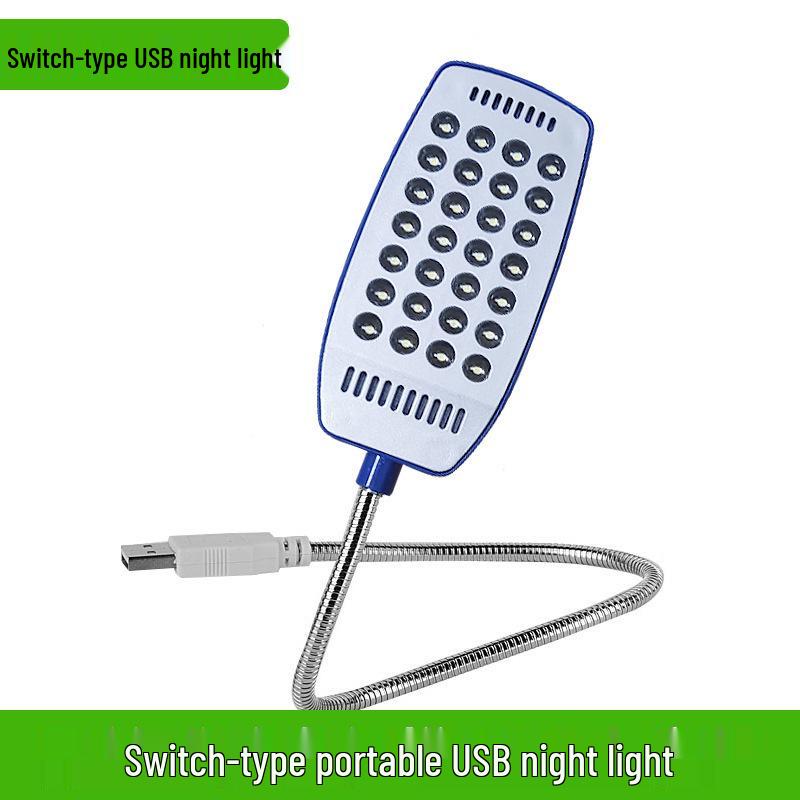Yushuo USB LED Desk Lamp - Portable, Energy-Saving Night and Reading Light