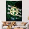 Ferencvárosi Torna Club Flag Design Patterned Tapestry Decorative Wall Hanging, Home Bedroom Living Room Decor
