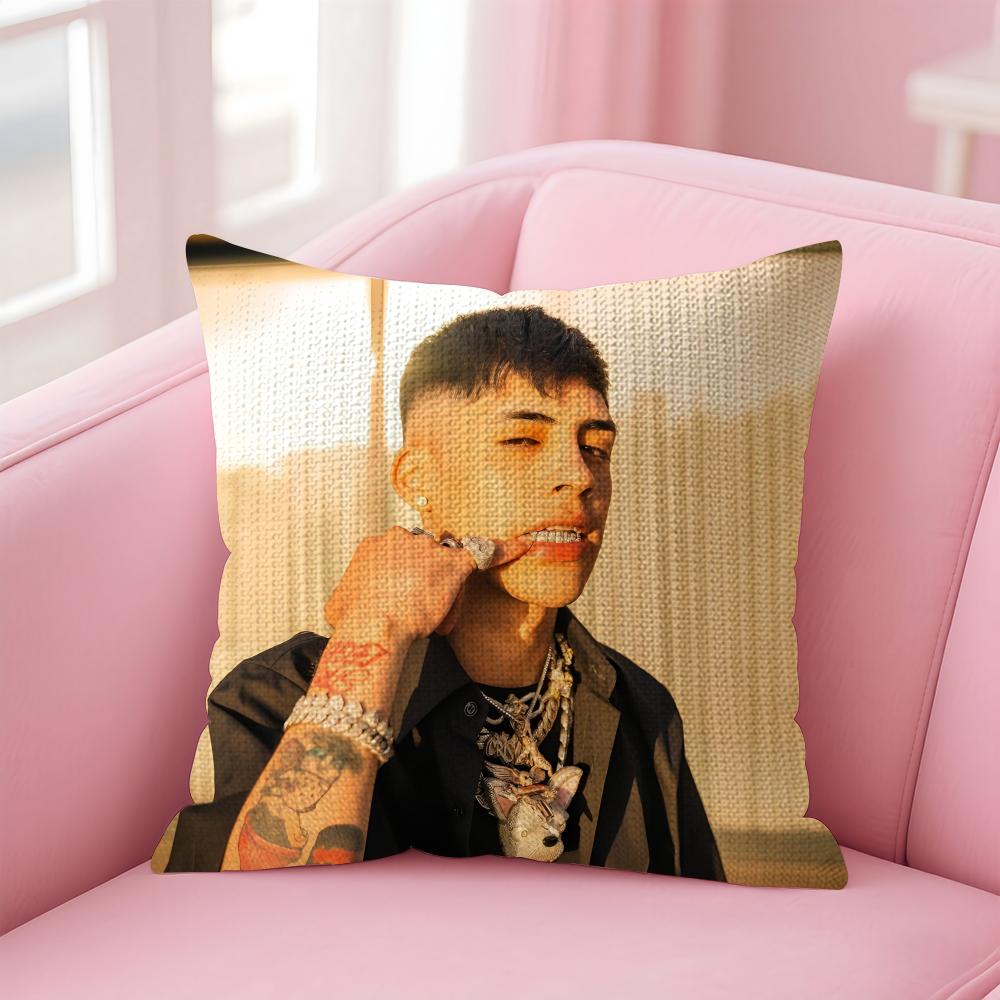 CCris MMj Singer Cushion Cover Natural Linen Pillow Case DoubleSided Print Decorative Sofa Pillowcase Home Decor Gift