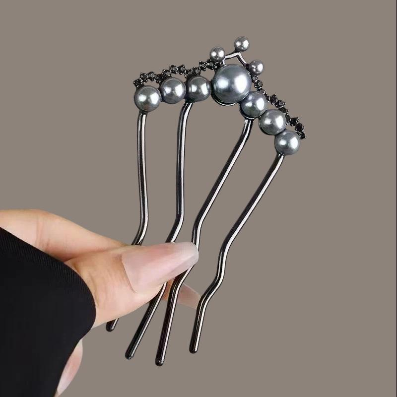 Elegant U-shaped Tassel Hairpin: Versatile Ancient Style Accessory for Updos