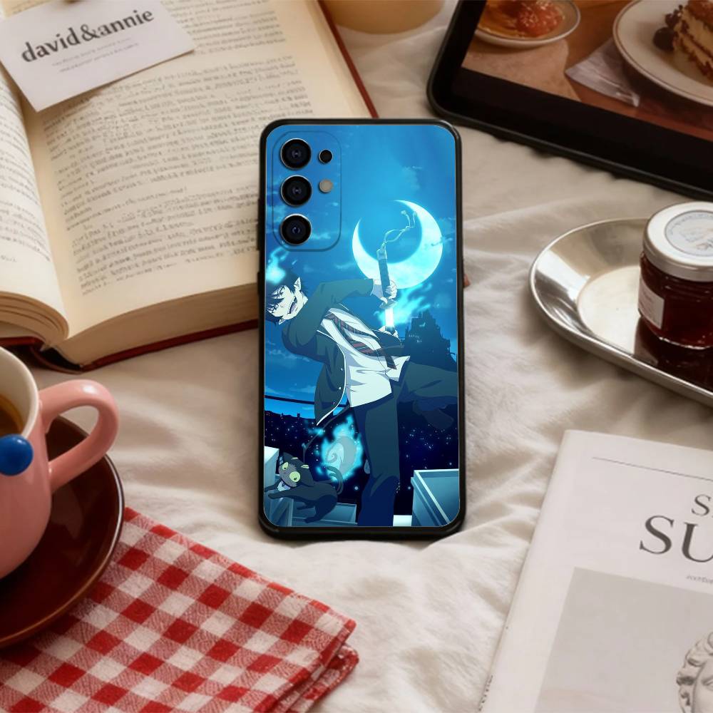 Blue Flame Blue Exorcist   Phone Case For Samsung S 25,24,23,22,30,21,10,9,Ultra,Plus,Lite,FE,4,5 G Soft Black Case