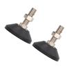2 Pcs Thread Leveling Feet 150kg Bearing Height Adjustable Anti Skid Scratch Resistant Screw Foot