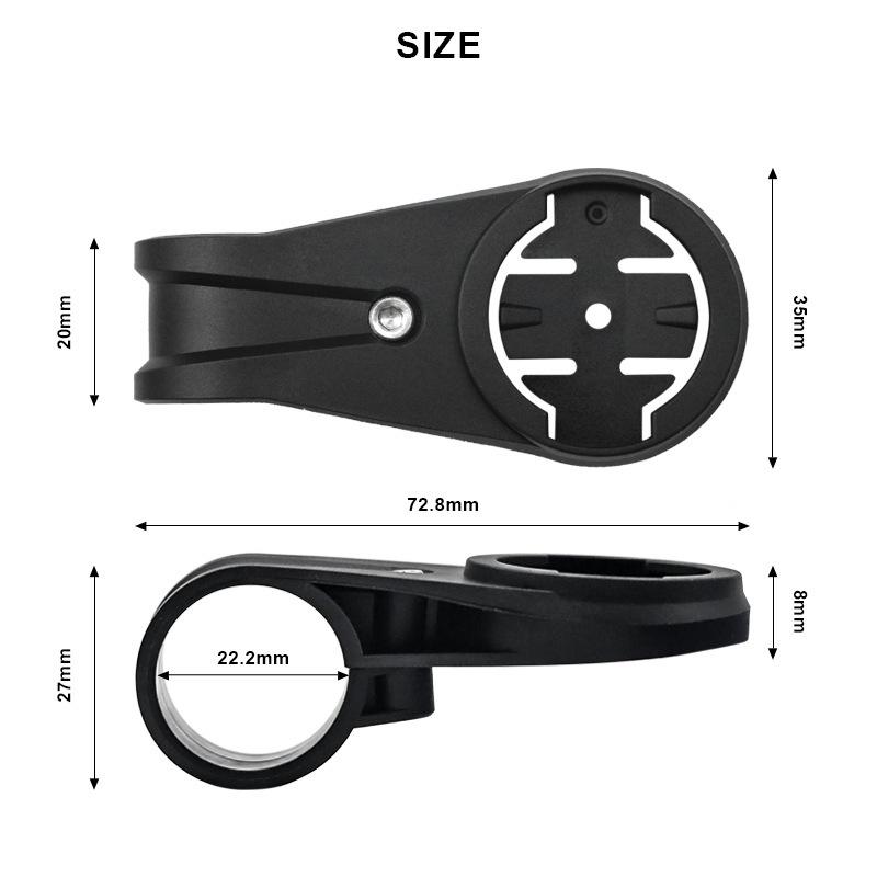 Triathlon Bike Rest Handlebar TT Handlebar Computer Mount Compatible Computer Holder for 22.2mm Handlebar