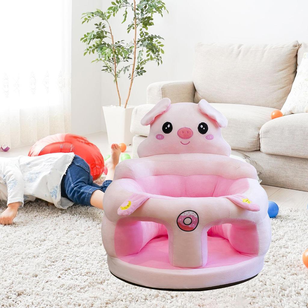 Sitzstütze für Babys, Sitzen lernen, vielseitig, Cartoon für Mädchen Jungen Geschenk, grün