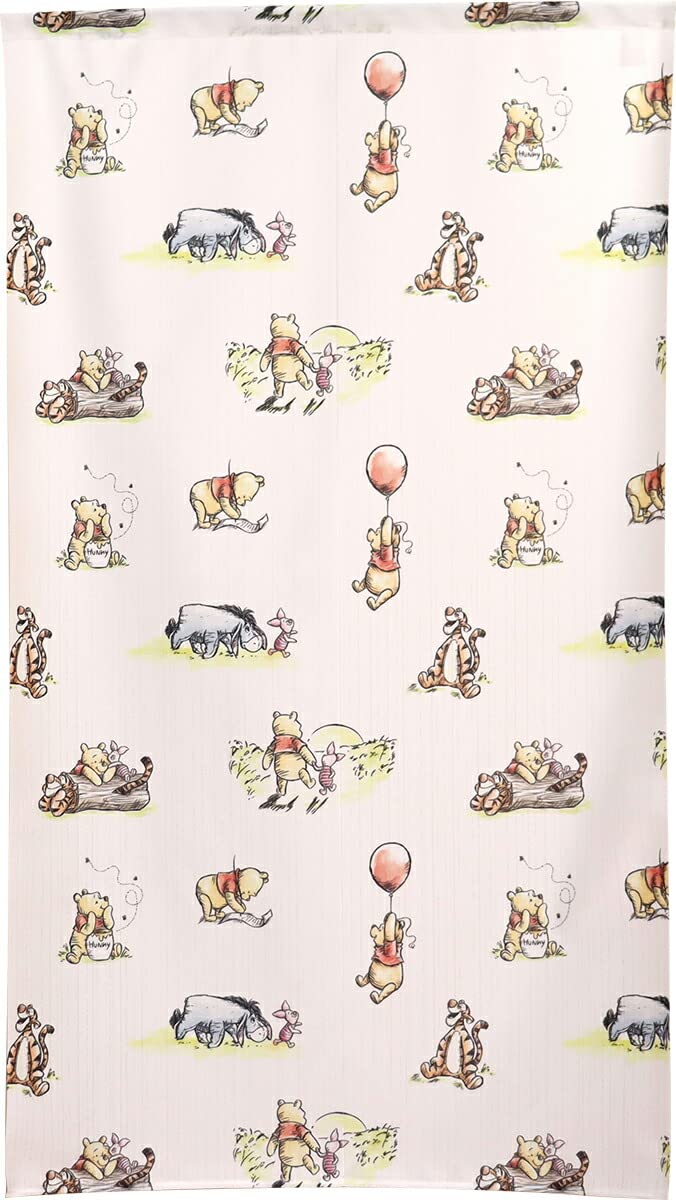 

Noren Kobo Дисней Винни-Пух Норен Комната Дисней Акварель 85 см Ширина x 150 см 97186 Гобелен, Перегородка/Ширма, Стиль, Длинный,
