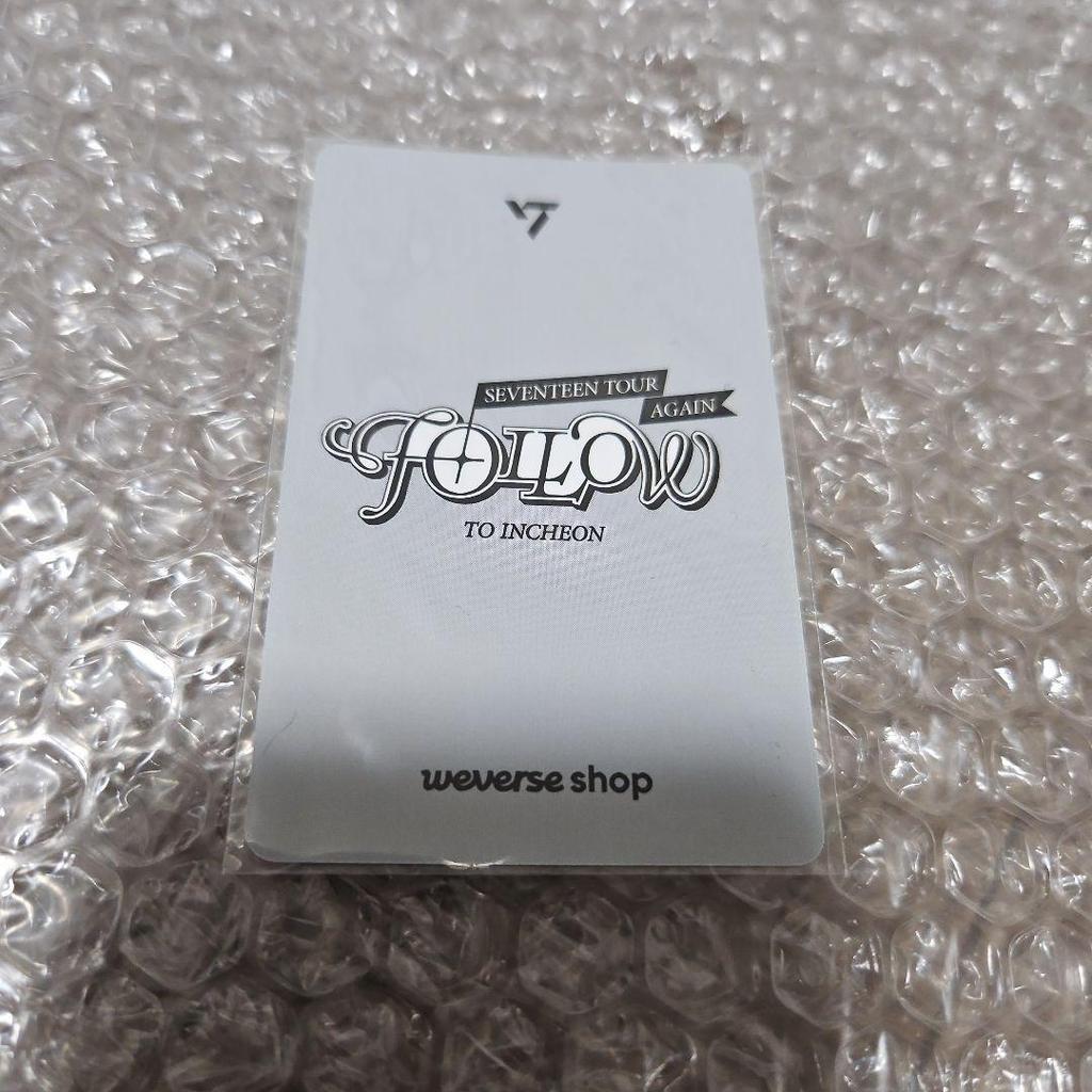 [USED] SEVENTEEN Woozi FOLLOW AGAIN Incheon