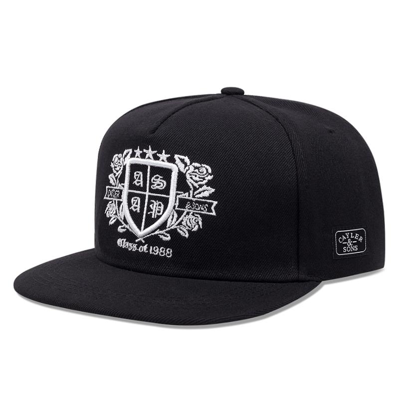 2026 New HipHop Skateboarding Hat Rose Letter Embroidered Baseball Hat Daily Casual Decoration Sunshade Hat Unisex Flat Edge Hat
