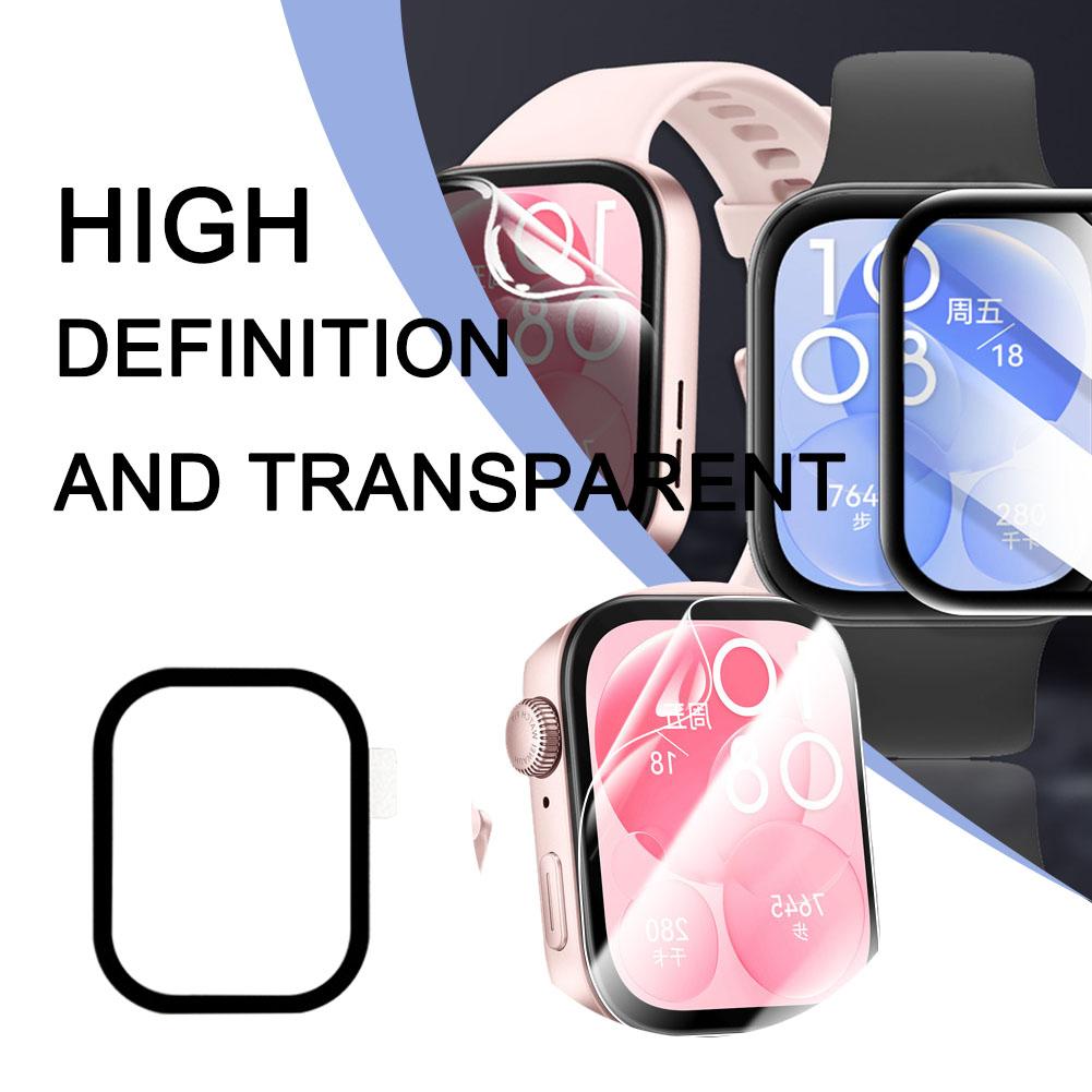 

1/2/3pcs Protective Soft Glass For Huawei Watch Fit Smartwatch Fit 3 For Huawei Watch 3 Cover S T6I7