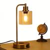 Industrial Table Lamp with Wireless  r USB Port Touch Control 3  s Brightness Bedside Lamp for Bedroom Guest Room