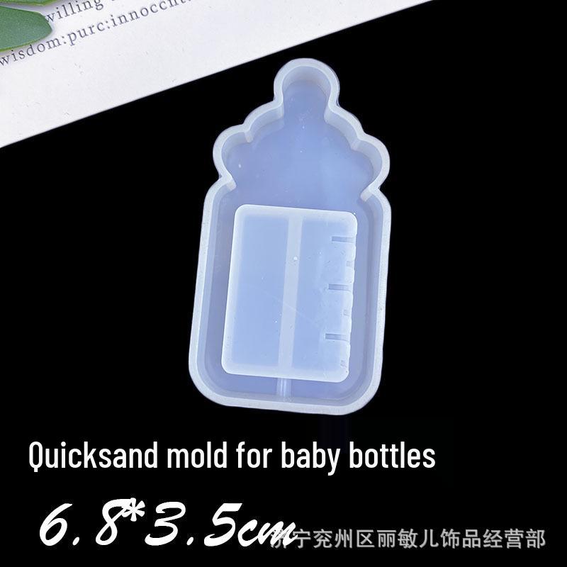 DIY Cat Paw & Heart Keychain Molds - UV Resin Quicksand Jewelry Kit