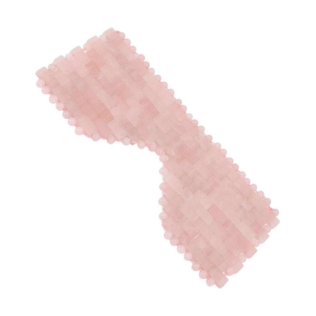 Pink Stone Eye Cover Comfortable SPA Cooling Polishing Eye Cover for Home and SPA Centers