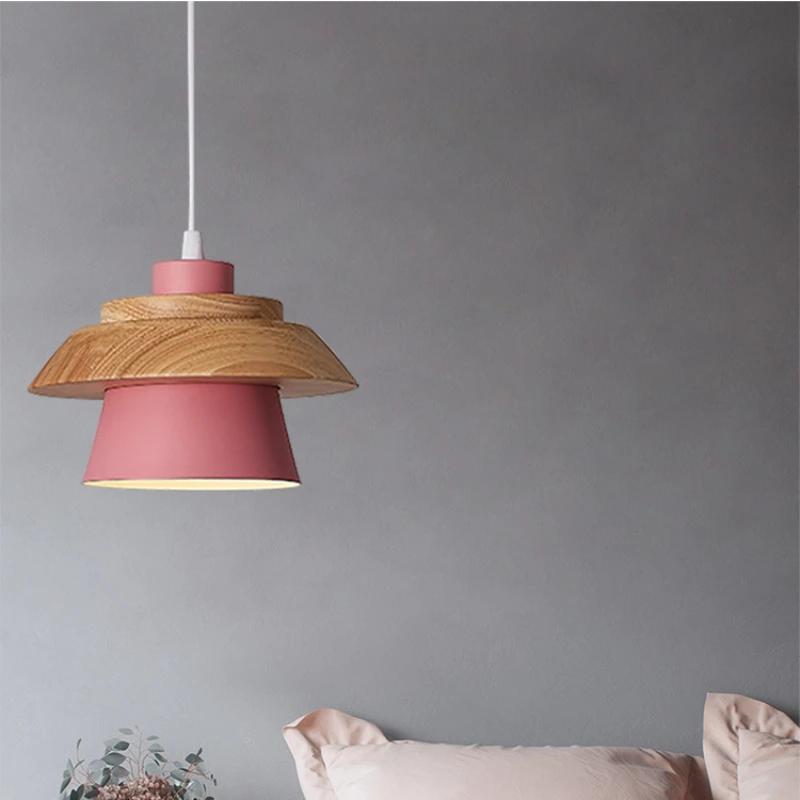 Nordic Restaurant Chandelier Pendant Light for Bedroom Hallway, Bar Counter, Coffee Shop Creative Art, Macaron Lighting Fixtures