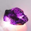 CERTIFIED Purple Sapphire Rough 145.4 Ct Natural Uncut Loose Gemstone Huge Size