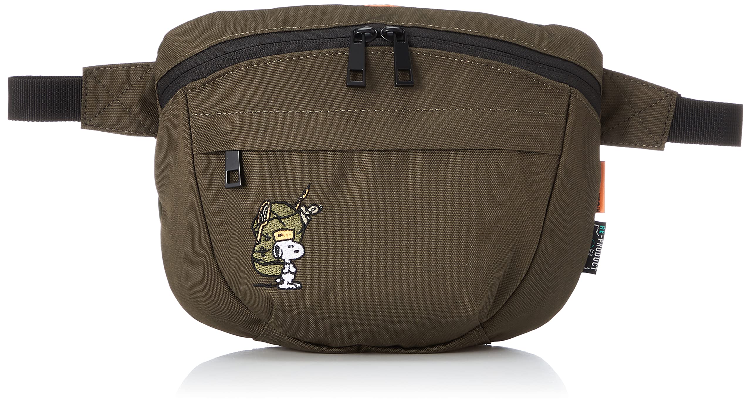 

Snoopy Body Waist Waist Large Crossbody Crossbody One Made of Recycled Polyester Material snoopy0245 Khaki [Snoopy] Bag, Pouch, RE-PET Pouch, Men s,