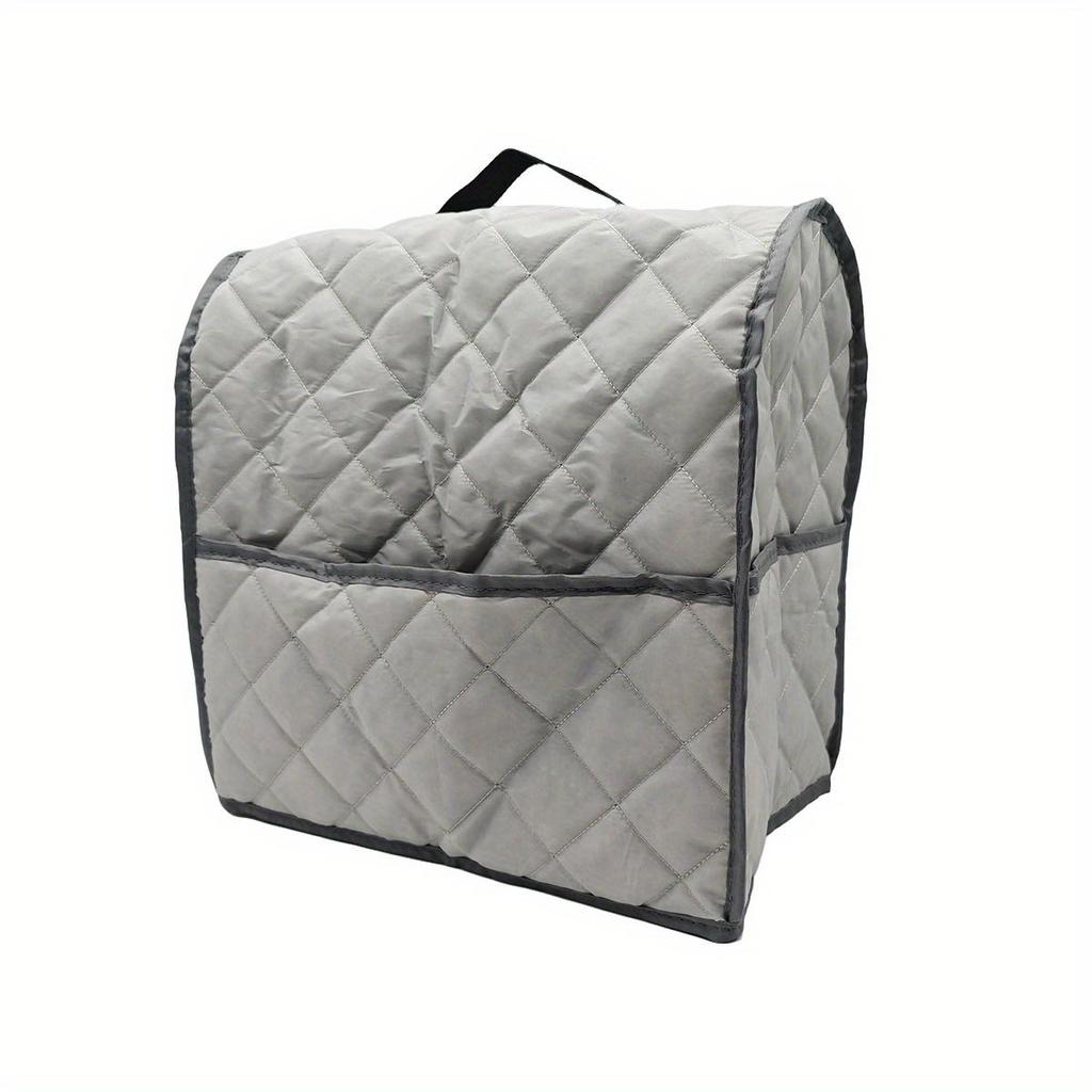 [Durable Stand Mixer Cover] Durable 1pc Multi-Color Stand Mixer Dust Cover with Side Storage Bag | Quilted Polyester, Perfect for Kitchen Appliances