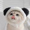 Pet Hat Cute Panda Shape Costume Party Accessories Animal-Safe Materials