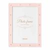 Nakabayashi Photo Frame (Alloy), Simple, 2L Size, F-TA-108-2L-P, Pink