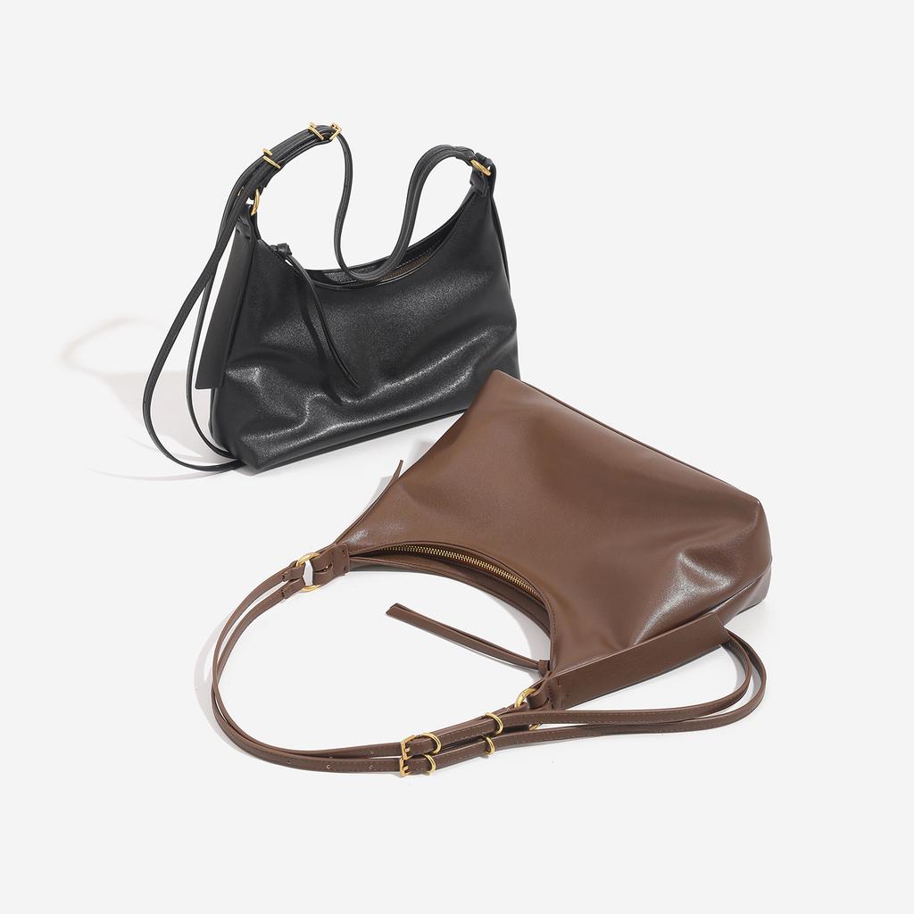 Light Luxury and Niche Underarm Bag, Retro Single-shoulder Bag, Large-capacity Commuter Crossbody Bag