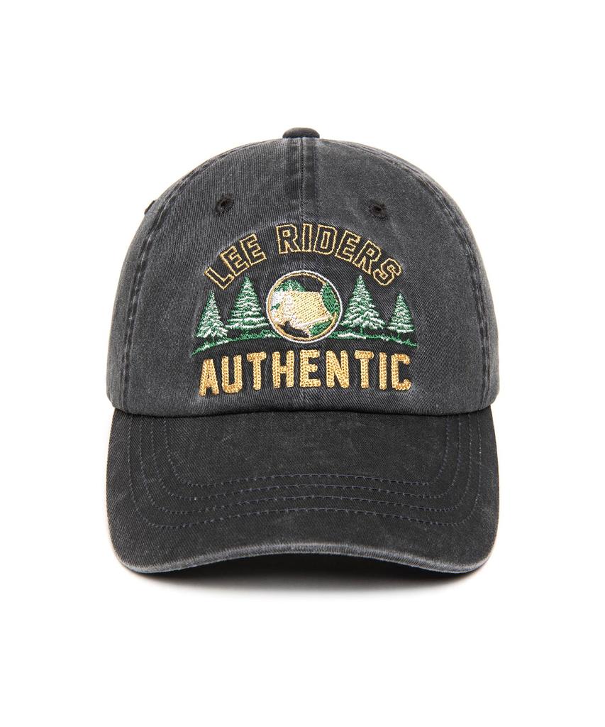 LEE Reriders Graphic Artwork Ball Cap Charcoal