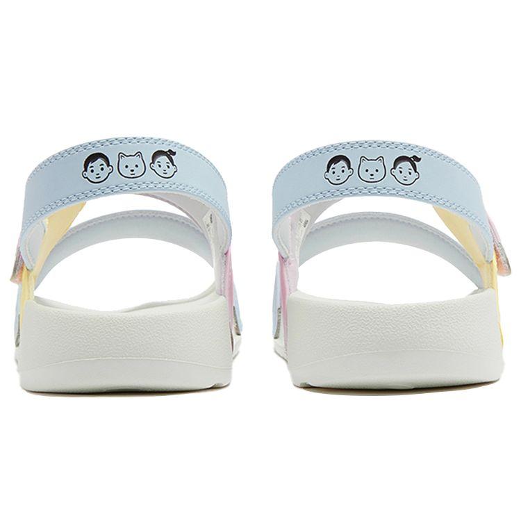 New Balance Noritake X  NB Nclay Painter Collaboration Slide Sandals Unisex Sandals Blue Pink Yellow SUFNCLAT