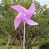 Portable Windmill Garden Pinwheel Kit Colorful Flower Spinner Toy for Kids Yard Lawn Decoration