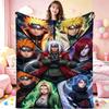 Naruto Unleashes Rasengan Theme Cute Flannel Blanket Skinfriendly Warm Fleece Blanket For Living Room Sofa Nap Home Decor Gift For Friends