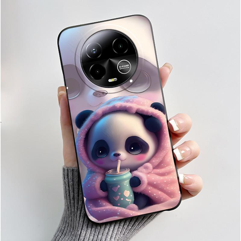 Case For BLU Bold K50 Phone Case Luxury Cute Love Rabbit Cartoon Funny Pattern Cover Shell Black Soft Silicone Protective Casing