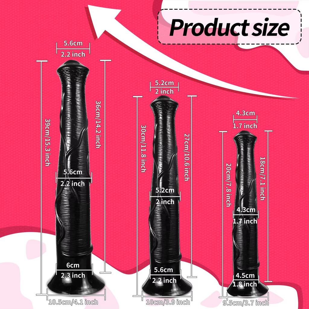 Foreign Trade Alien Dildo Whip Stallion Animal Simulation Dildo Long Thick Penis Anal Plug Product