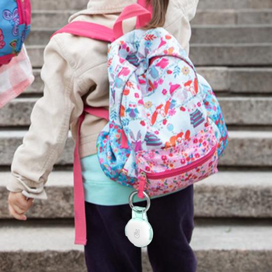 2 Peças Capa Protetora Transparente para Suporte AirTag Capa Rastreador com Clipe de Cinto Chaveiro Portátil