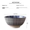 Diruien Ceramic Large Noodle and Soup Bowl