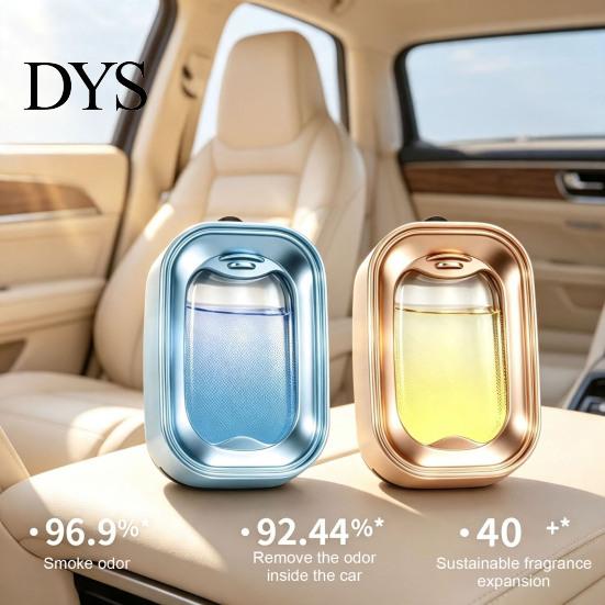 Portable Auto Scent Diffuser 2Pcs Car Vent Air Freshener Clip, Solid Perfume with Breathable Wind Activated Wind-Powered Scent, Leak-Proof Diffuser,