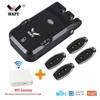 Graffiti Invisible Wireless Anti-theft Smart Lock with Remote Control for Home, Keyhole-less Design for Entrance and Sliding Doors