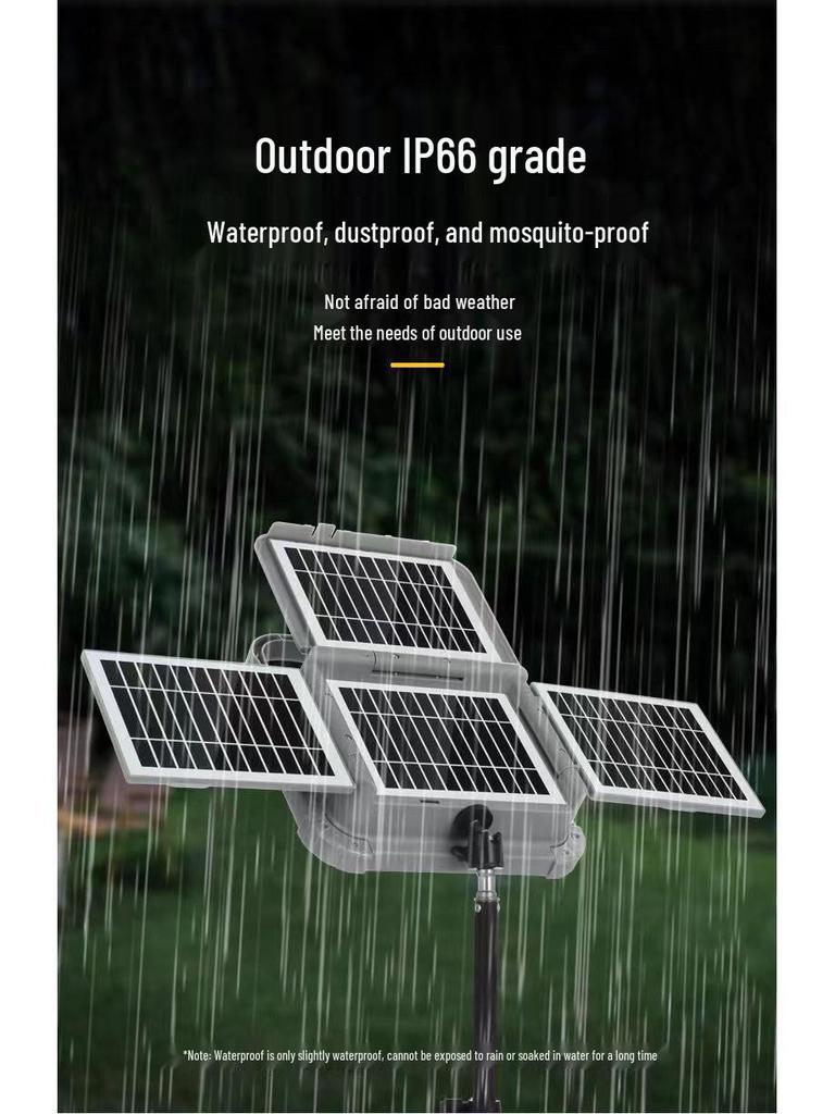 Solar-Ultrahelle Wasserdichte Wiederaufladbare Outdoor-Flutlichtleuchte