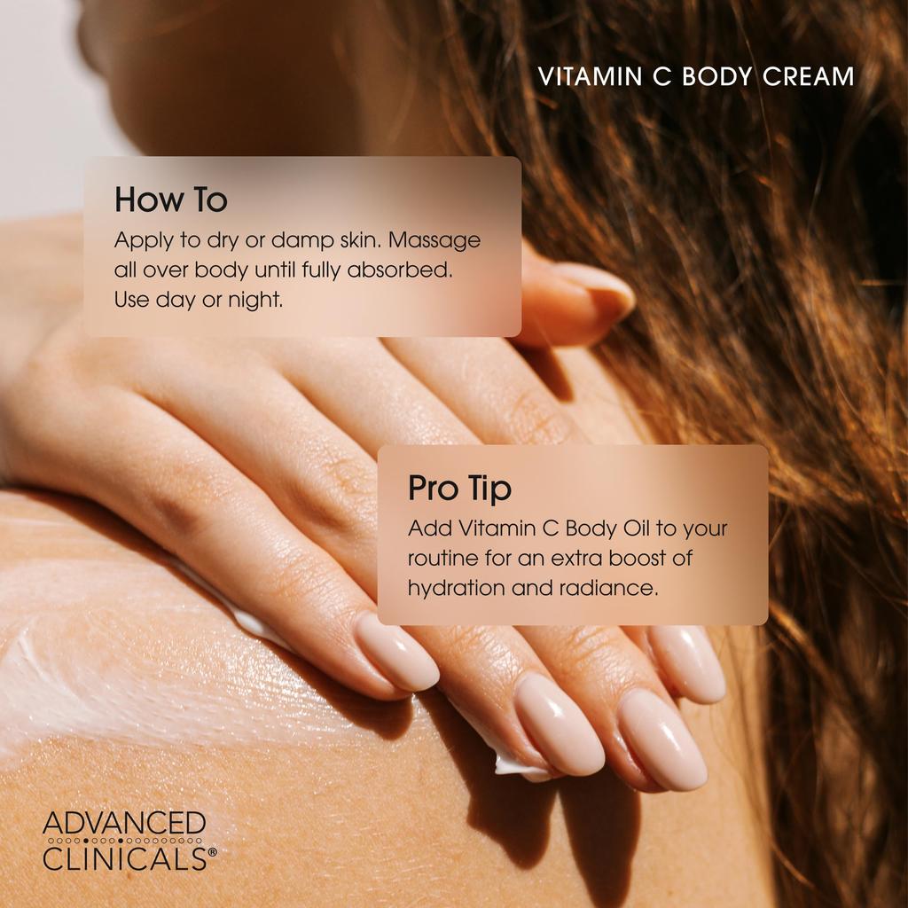Advanced Clinicals Vitamin C Advanced Brightening Large Cream. Cream. 16oz.