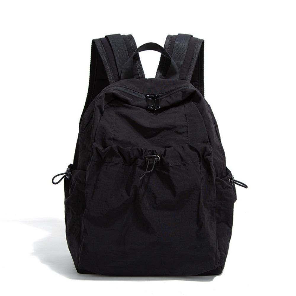 

Casual Lightweight Backpack Bag Travel Multi-pockets School Bags Waterproof High Quality Laptop Bags Women Men чёрный