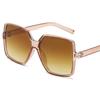 Occhiali da sole quadrati oversize per donna e uomo Occhiali da vista con protezione UV Occhiali da sole retrò con montatura grande Tonalità alla moda