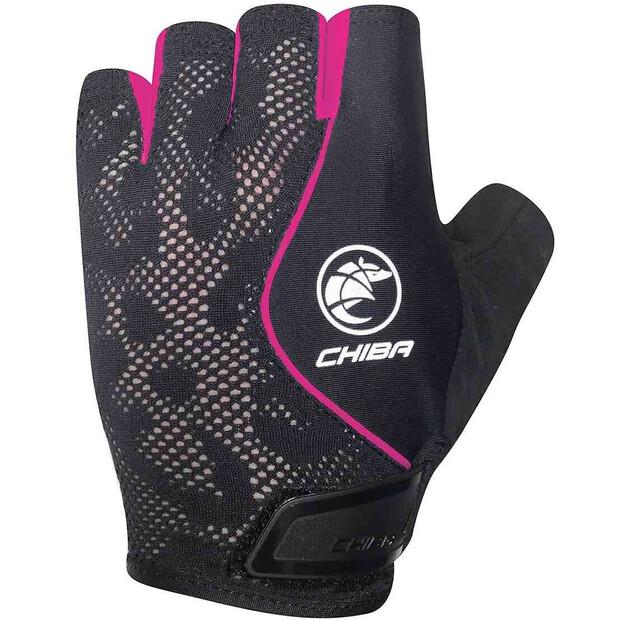 Велосипедные перчатки Chiba Lady Air Plus (черно-розовые)