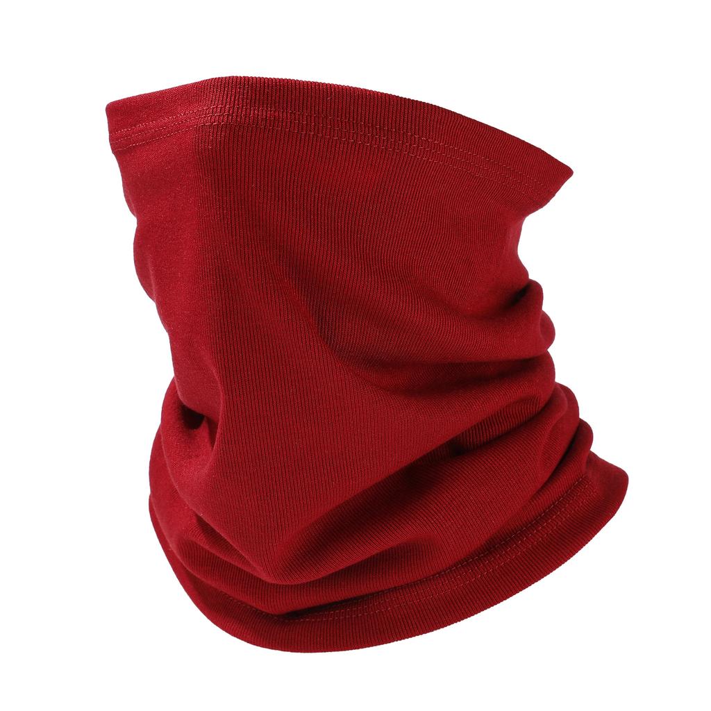 Men and Women's Outdoor Neck Warmer Cold Protection Cycling Face Mask Couple's All Match Korean Style Solid Color Winter Warm Neck Gaiter
