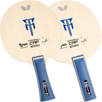 Pálka na stolný tenis Butterfly Timo Boll CAF, Hraný úchop, Ofenzívny typ s kompozitným materiálom, Rozšírená rukoväť, Kompatibilná s veľkou loptičkou, 36951