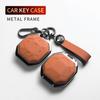 For Chery Jetour Traveller 2023 2024 Jetour T2 T1 Freedom Leather Metal Car Key Case Cover Fob Key Shell Decorative Accessories