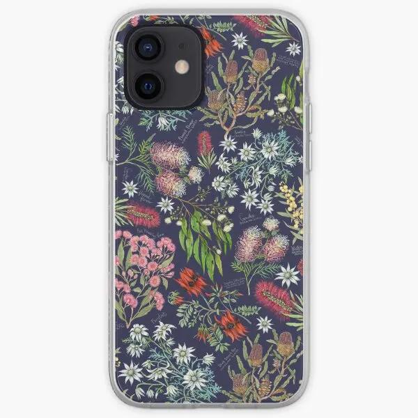 

Australian Botanics Navy Night Iphone Phone Case Customizable for iPhone 11 12 13 14 Pro Max Mini 6 6S 7 8 Plus X XS XR Max iPhone 12 mini