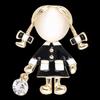 Cute Girls Brooches For Women Girls Enamel Loli Opal Jewelry